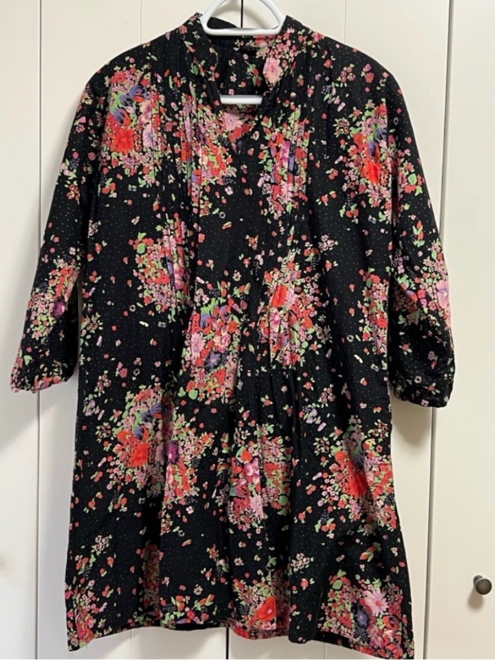 Floral Cotton Tunic M-L
